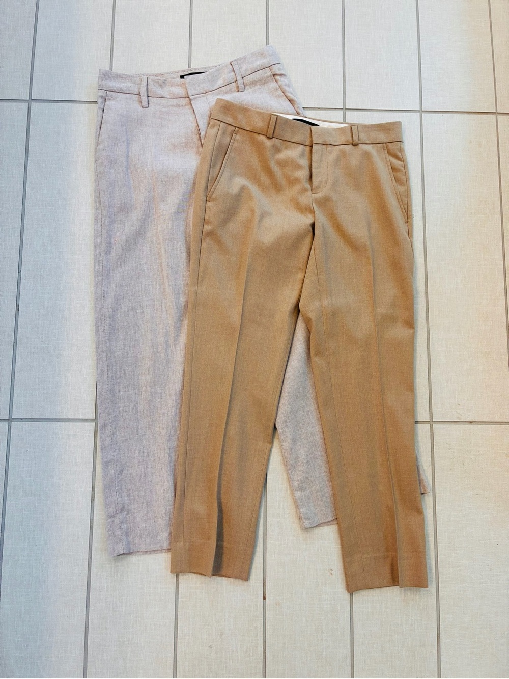 Set of 2 Banana Republic Beige Trousers size 0